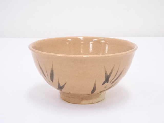 作家物　笹文茶碗